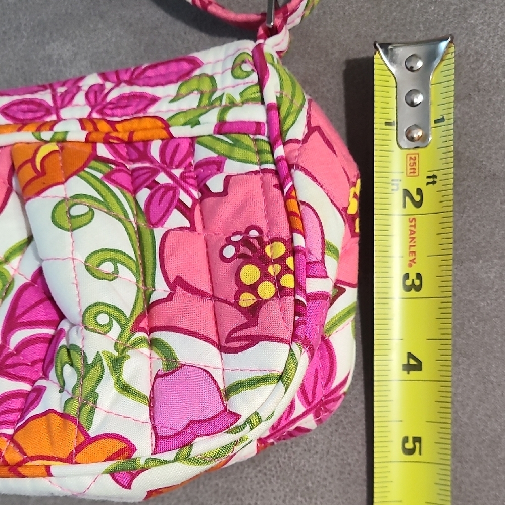 Vera Bradley Pink and Orange‎ Floral Crossbody Bag - Picture 7 of 15